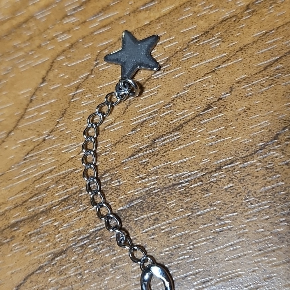 [See New Listing] Silver Chain Choker with Blue Pendant - Picture 6 of 6